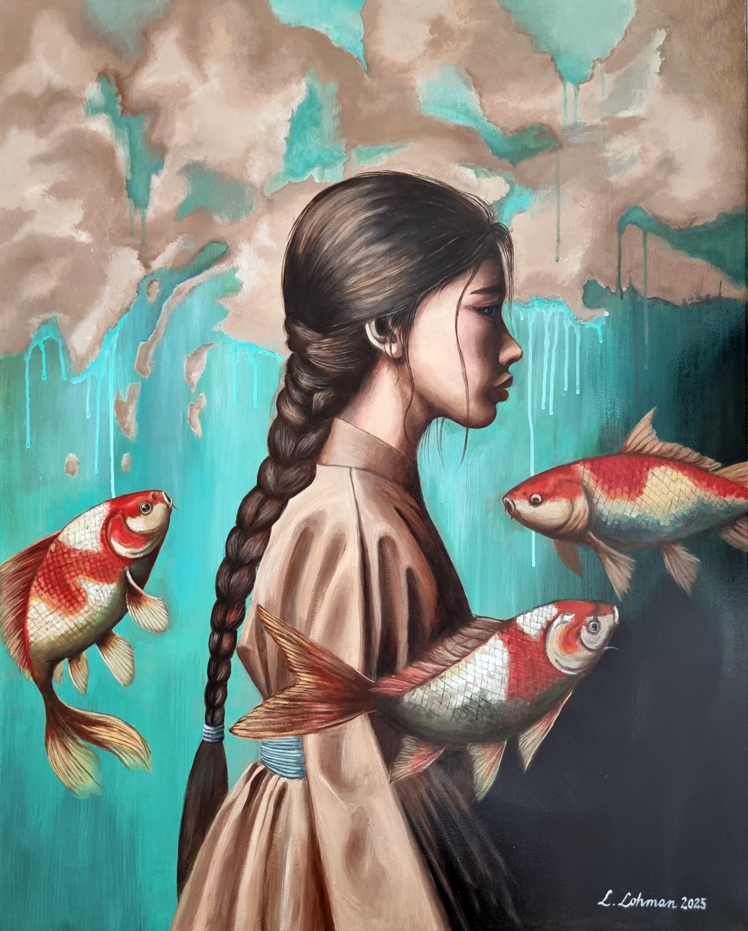 Laura Lohman Art
Acrylic on canvas, 80 x 100 cm, 2025