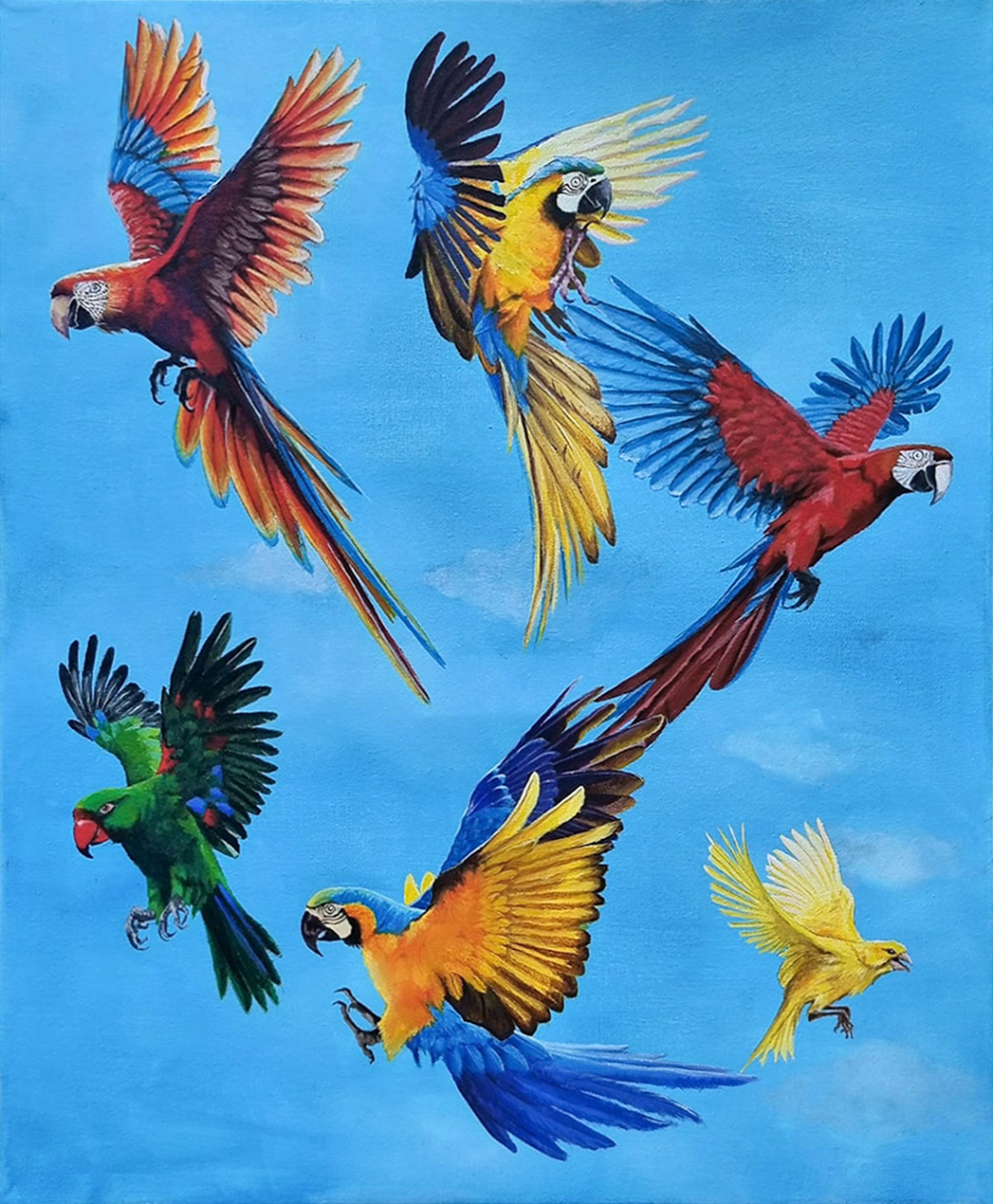 Laura Lohman Art
Acrylic on canvas, 50 x 60, 2024
