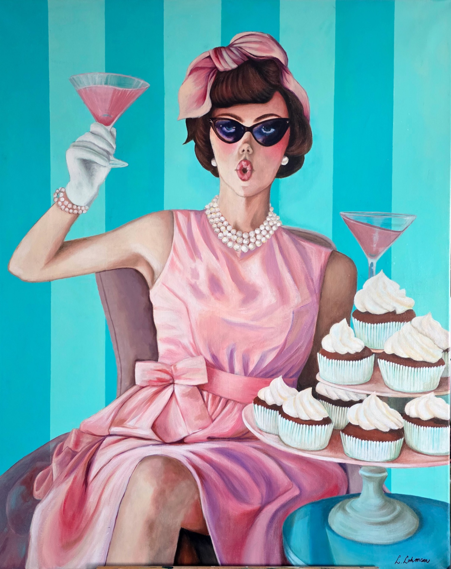 Laura Lohman Art
Acrylic on canvas, 80 x 100 cm, 2025